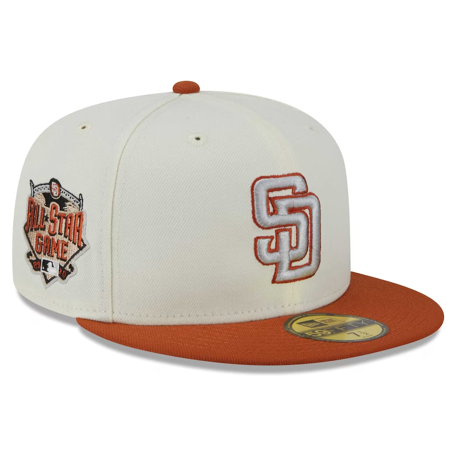 New Era San Diego Padres Cream/Rust Orange 2023 59FIFTY Fitted Hat