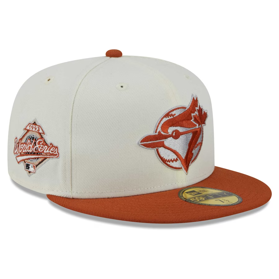 New Era Toronto Blue Jays Cream/Rust Orange 2023 59FIFTY Fitted Hat