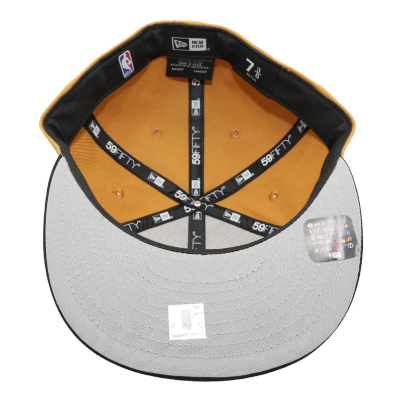 New Era San Antonio Spurs Panama Tan/Black 59FIFTY Fitted Hat