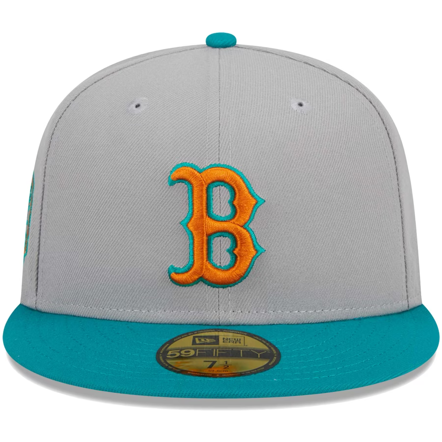 New Era Boston Red Sox Gray/Teal 2023 59FIFTY Fitted Hat