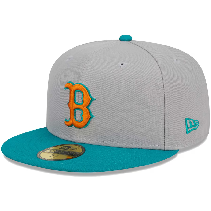 New Era Boston Red Sox Gray/Teal 2023 59FIFTY Fitted Hat