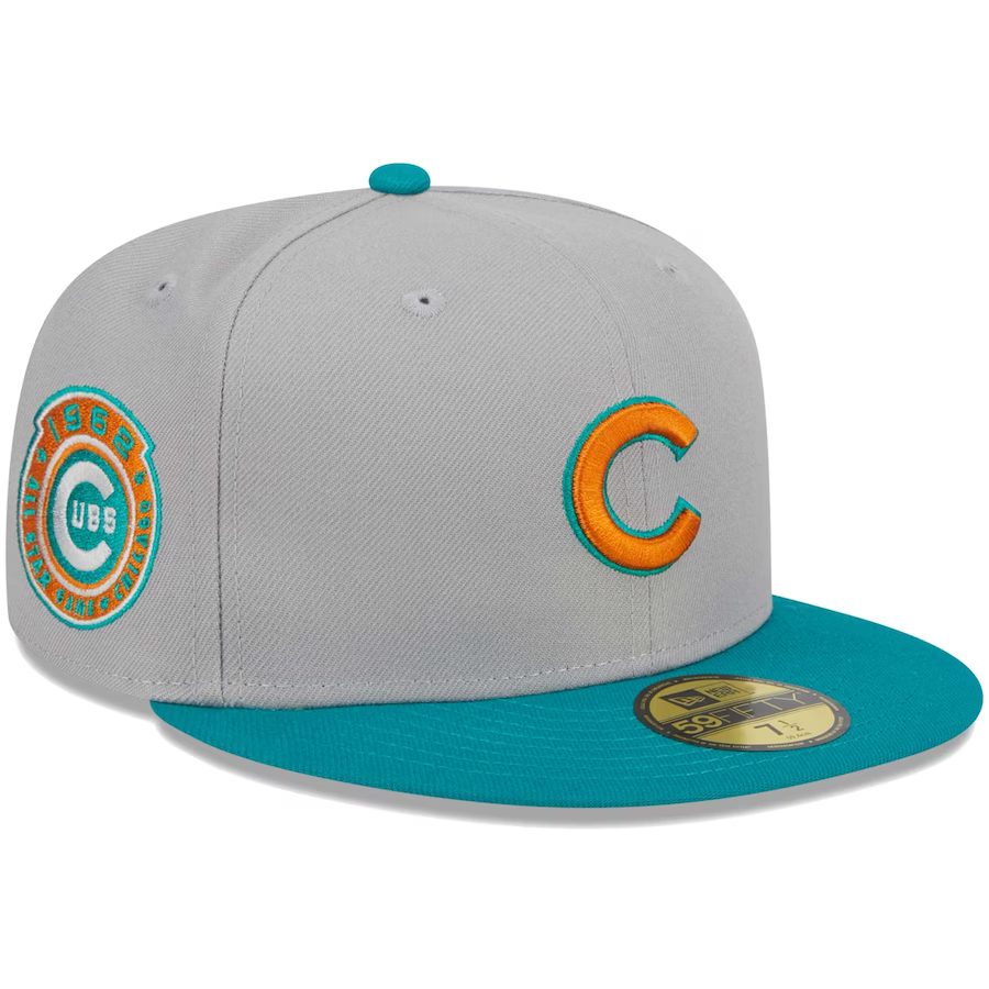 Chicago Cubs 1969 Logo Royal & Light Blue Fitted Hat - Clark