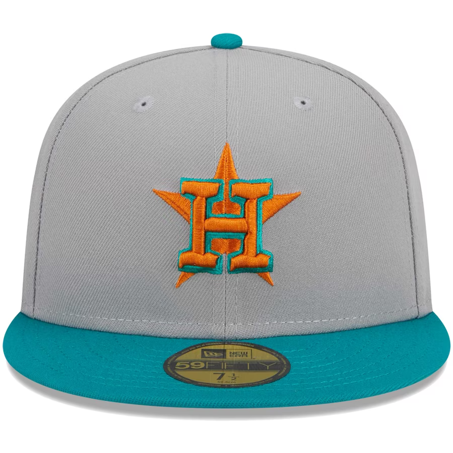 New Era Houston Astros Gray/Teal 2023 59FIFTY Fitted Hat