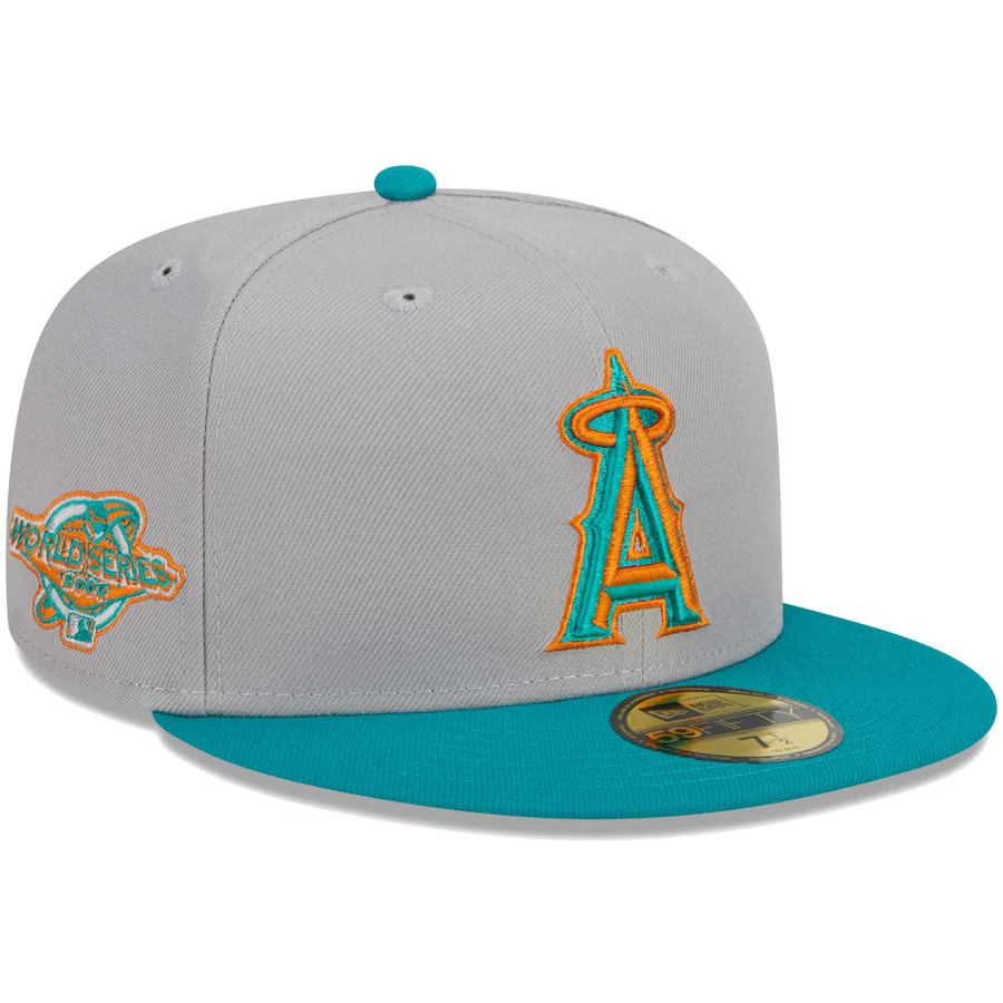 New Era Los Angeles Angels Gray/Teal 2023 59FIFTY Fitted Hat
