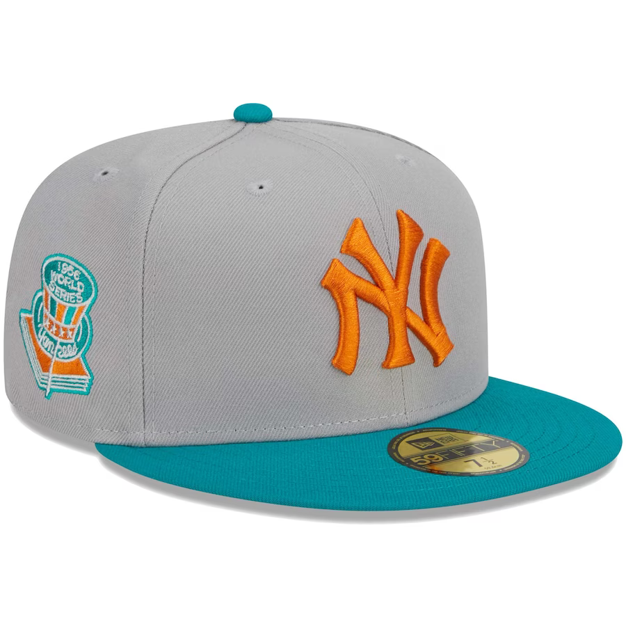 New Era New York Yankees Gray/Teal 2023 59FIFTY Fitted Hat