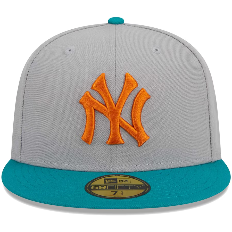 New Era New York Yankees Gray/Teal 2023 59FIFTY Fitted Hat