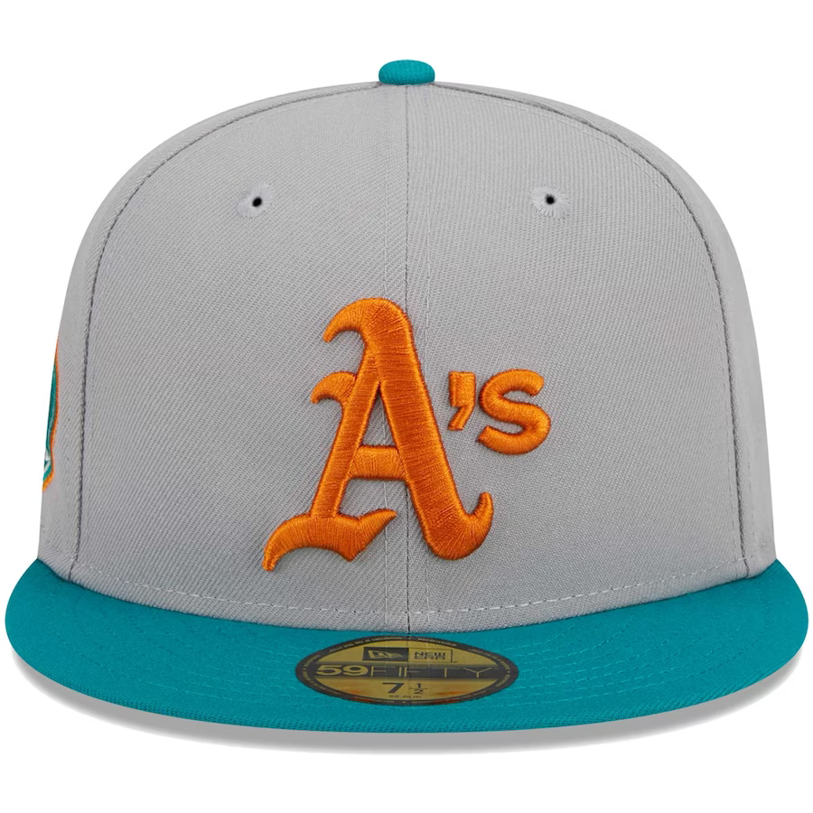 New Era Oakland Athletics Gray/Teal 2023 59FIFTY Fitted Hat