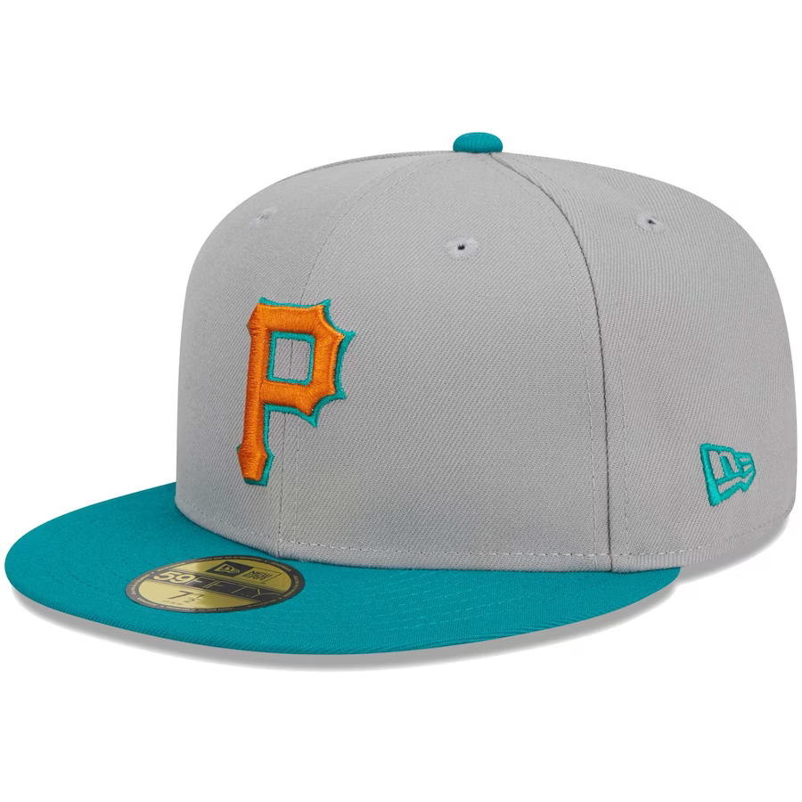 New Era Pittsburgh Pirates Gray/Teal 2023 59FIFTY Fitted Hat