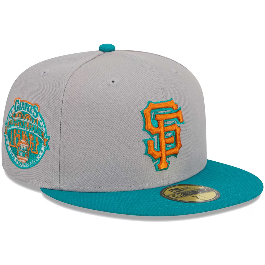 New Era San Francisco Giants Gray/Teal 2023 59FIFTY Fitted Hat