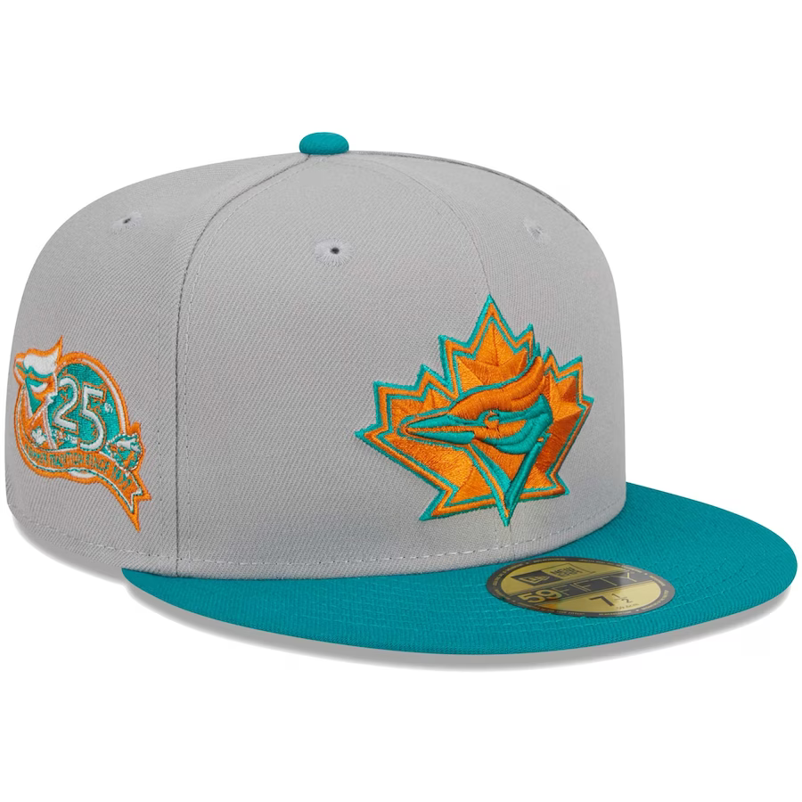New Era Toronto Blue Jays Gray/Teal 2023 59FIFTY Fitted Hat