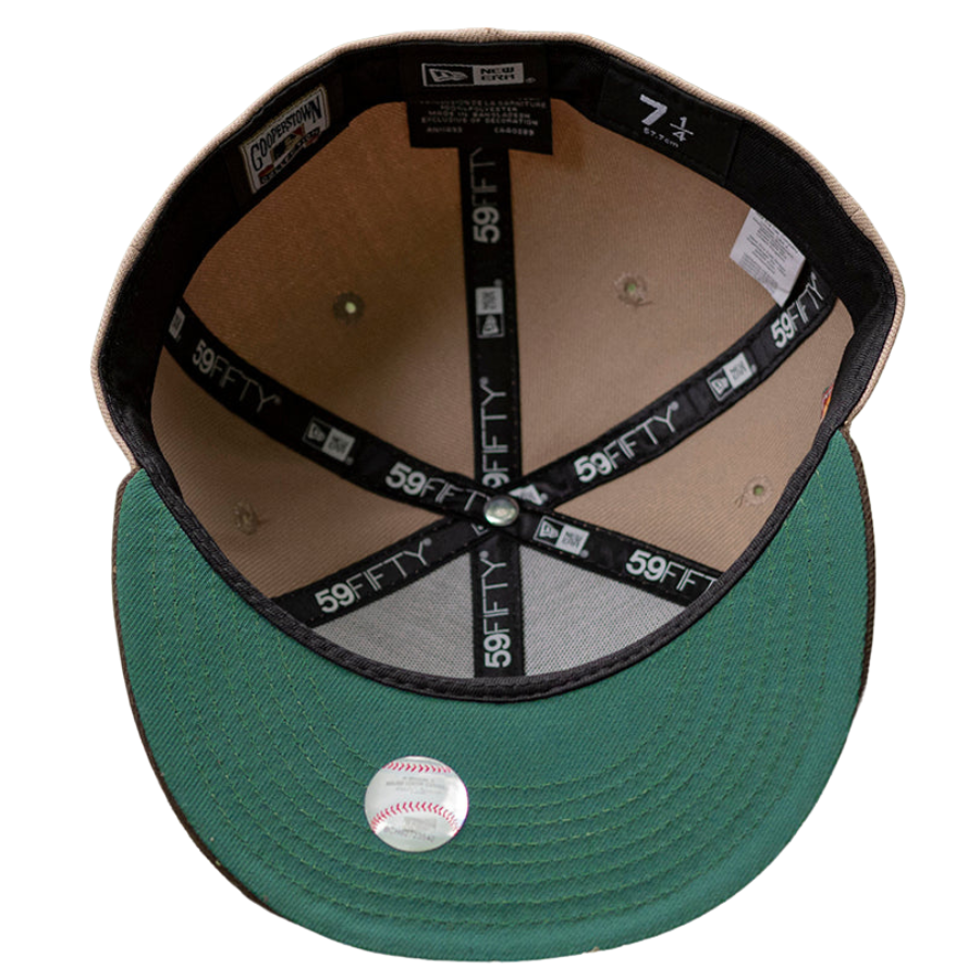New Era x FAM New York Mets 25th Anniversary Camel/Walnut/Emerald Green 59FIFTY Fitted Hat