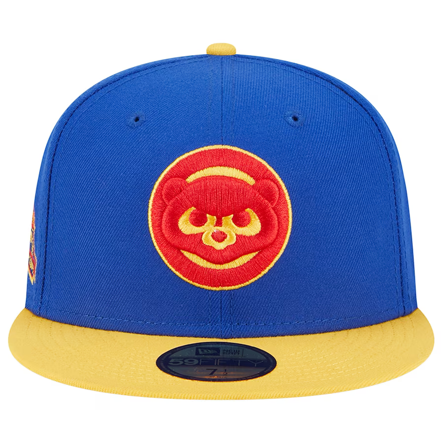 New Era Chicago Cubs Blue/Yellow Empire 2023 59FIFTY Fitted Hat