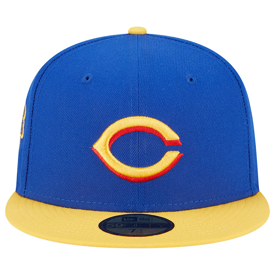 New Era Cincinnati Reds Blue/Yellow Empire 2023 59FIFTY Fitted Hat