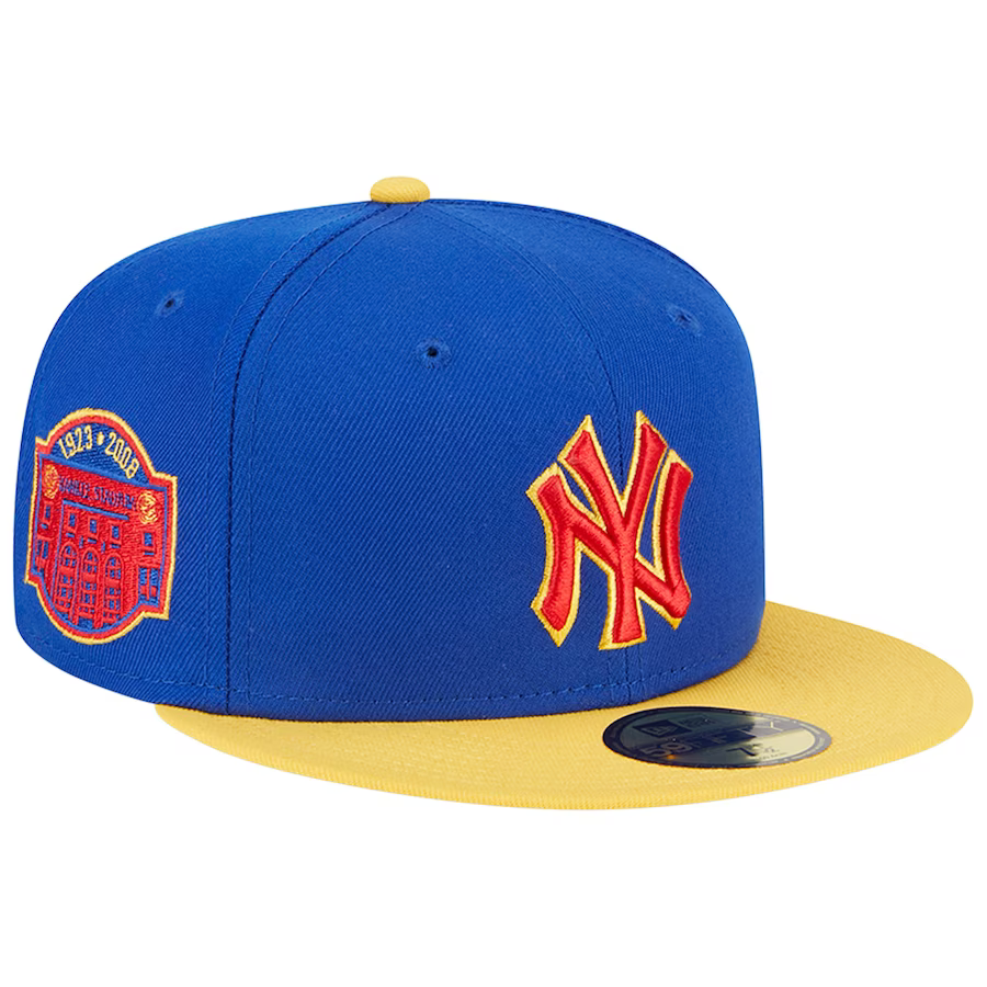 New Era New York Yankees 1927 Logo History 59Fifty Fitted Hat (Navy)
