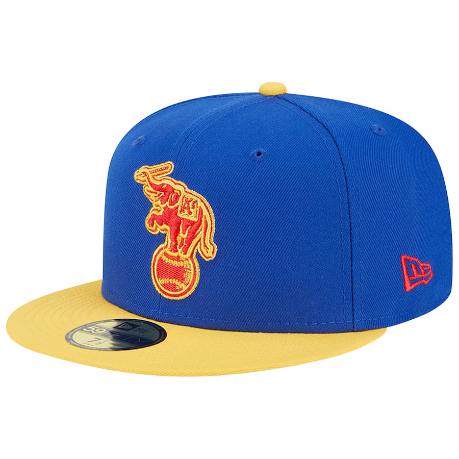 New Era Oakland Athletics Blue/Yellow Empire 2023 59FIFTY Fitted Hat