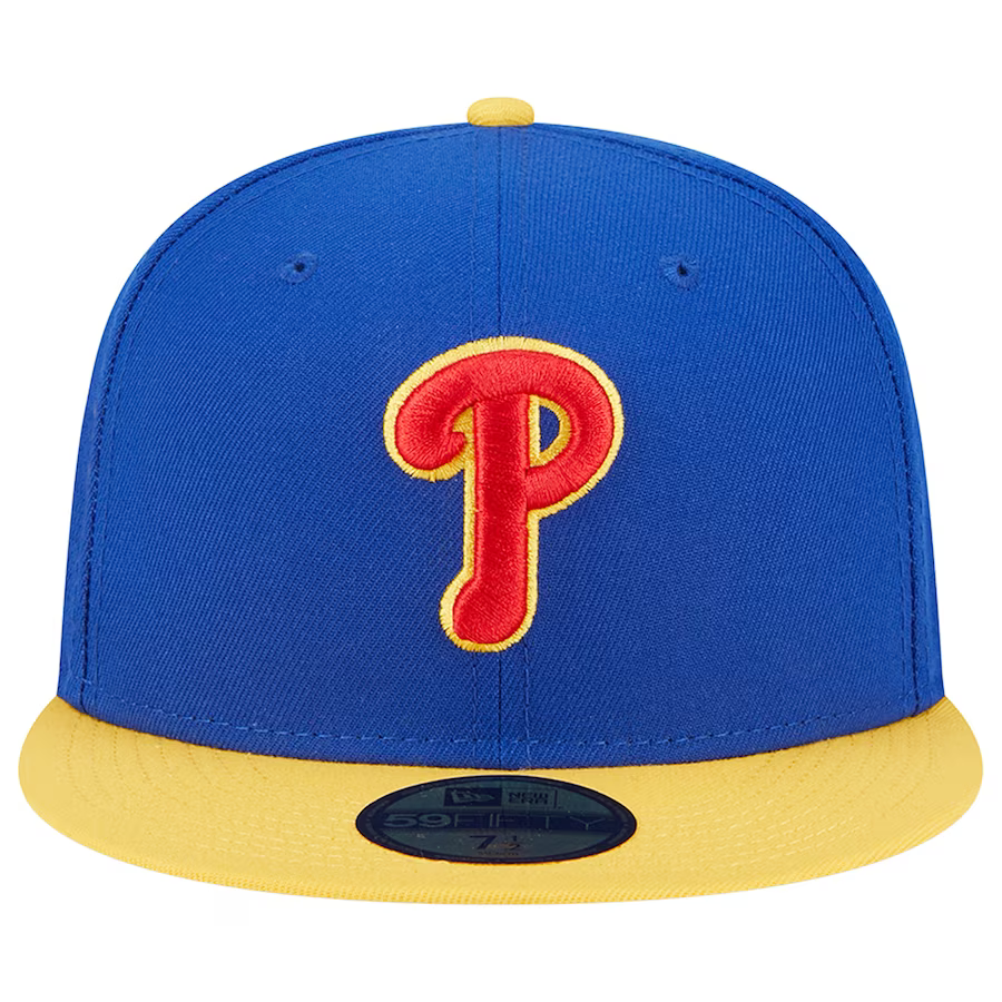 New Era Philadelphia Phillies Blue/Yellow Empire 2023 59FIFTY Fitted Hat