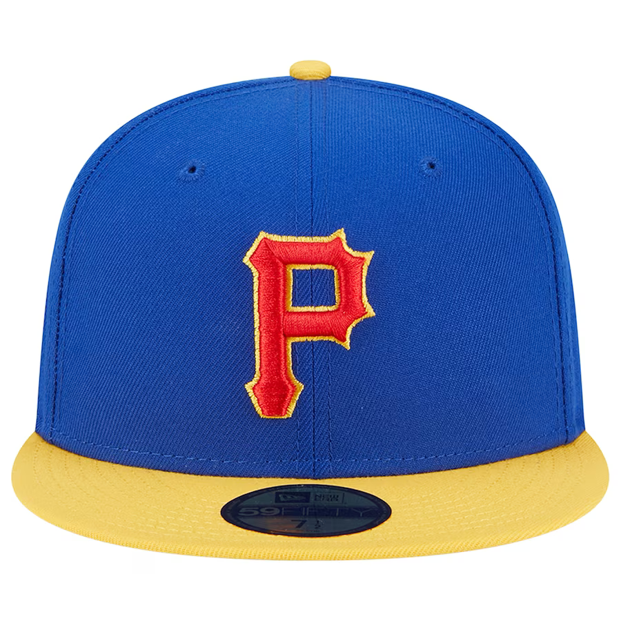 New Era Pittsburgh Pirates Blue/Yellow Empire 2023 59FIFTY Fitted Hat