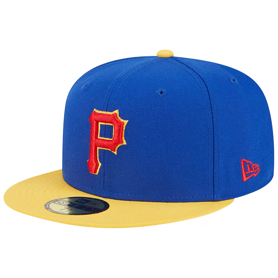 New Era Pittsburgh Pirates Blue/Yellow Empire 2023 59FIFTY Fitted Hat