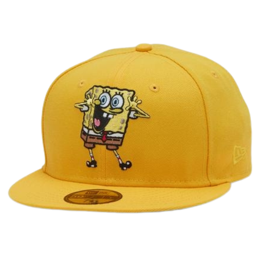 New Era Spongebob Squarepants Blue Under Brim 59FIFTY Fitted Hat