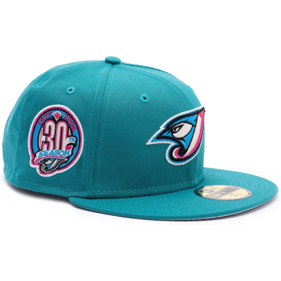 New Era Toronto Blue Jays Teal/Pink 30th Anniversary 59FIFTY Fitted Hat