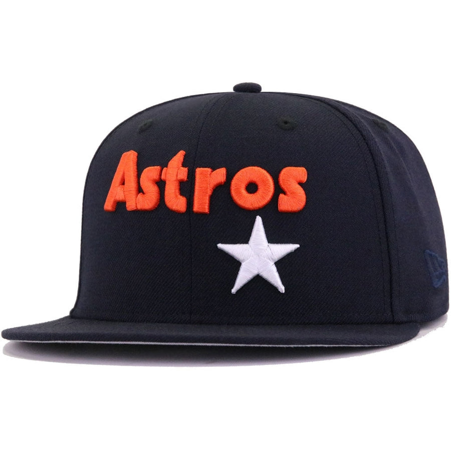 New Era Houston Astros Navy Silver Anniversary 59FIFTY Fitted Hat