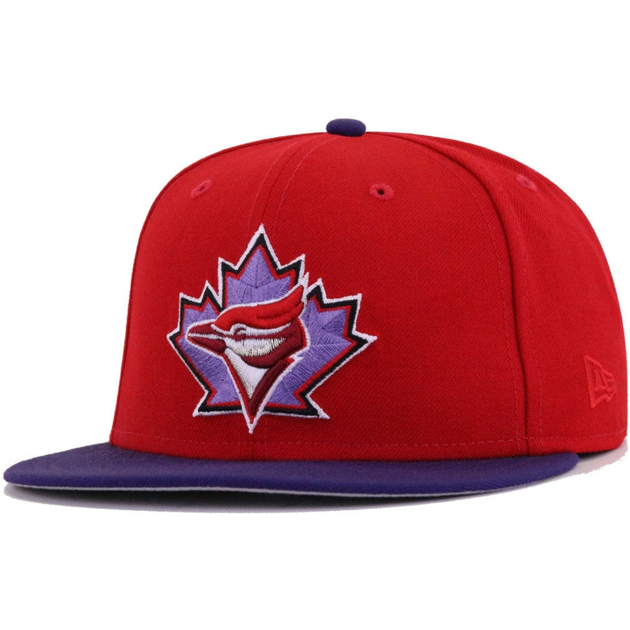 New Era Toronto Blue Jays Scarlet Red/ Purple 1997 59FIFTY Fitted Hat