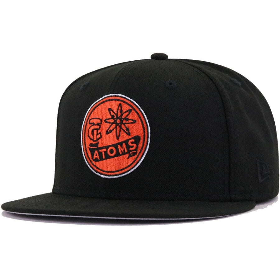 New Era Tri City Atoms Black 59FIFTY Fitted Hat
