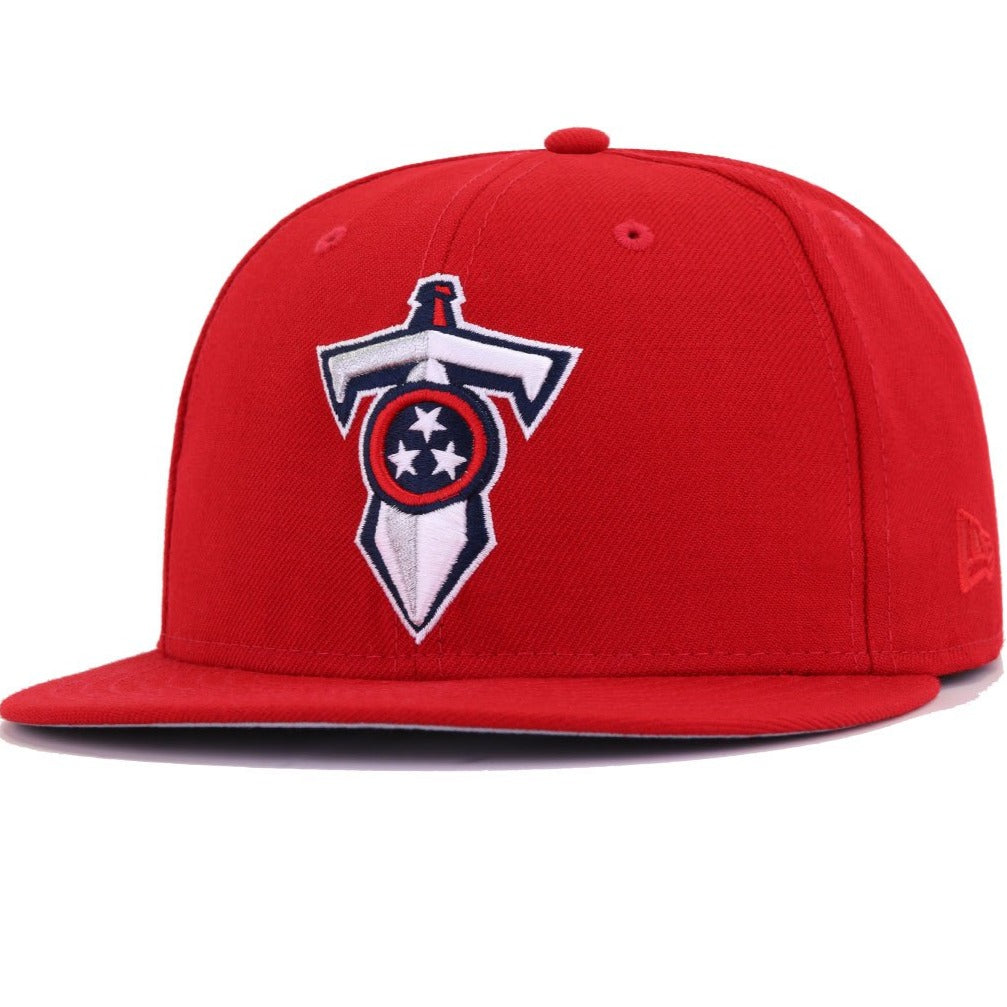 New Era Tennessee Titans Scarlet New 59FIFTY Fitted Hat