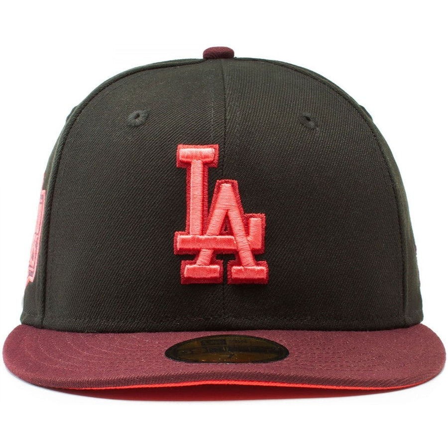 New Era Los Angeles Dodgers Black/Maroon 2020 World Series 59FIFTY Fitted Hat