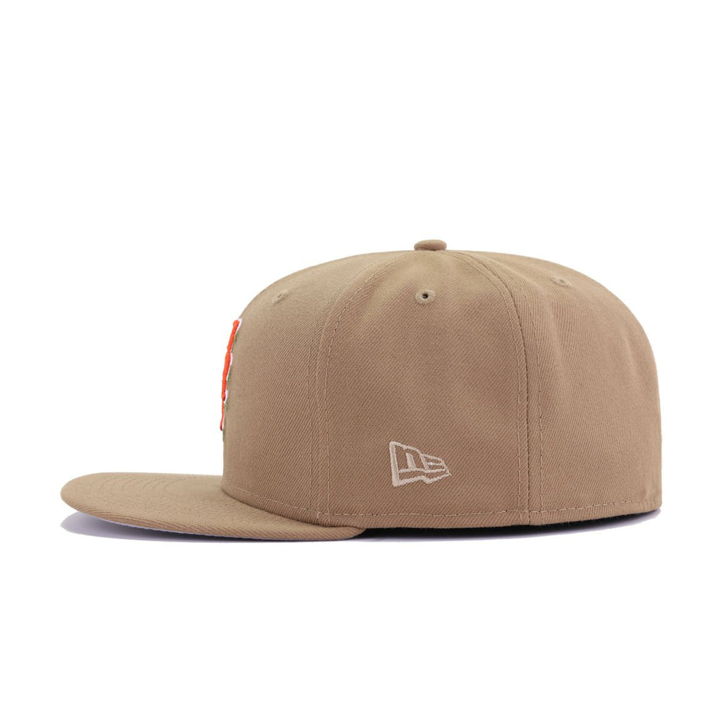 New Era New York Mets Khaki 59FIFTY Fitted Hat
