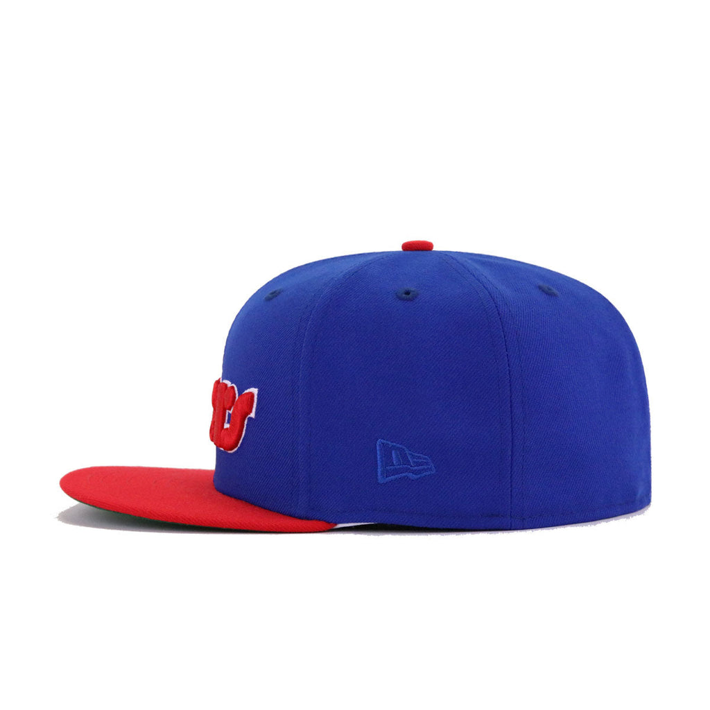 New Era Philadelphia 76ers Light Royal Blue /Scarlet Red 59FIFTY Fitted Hat