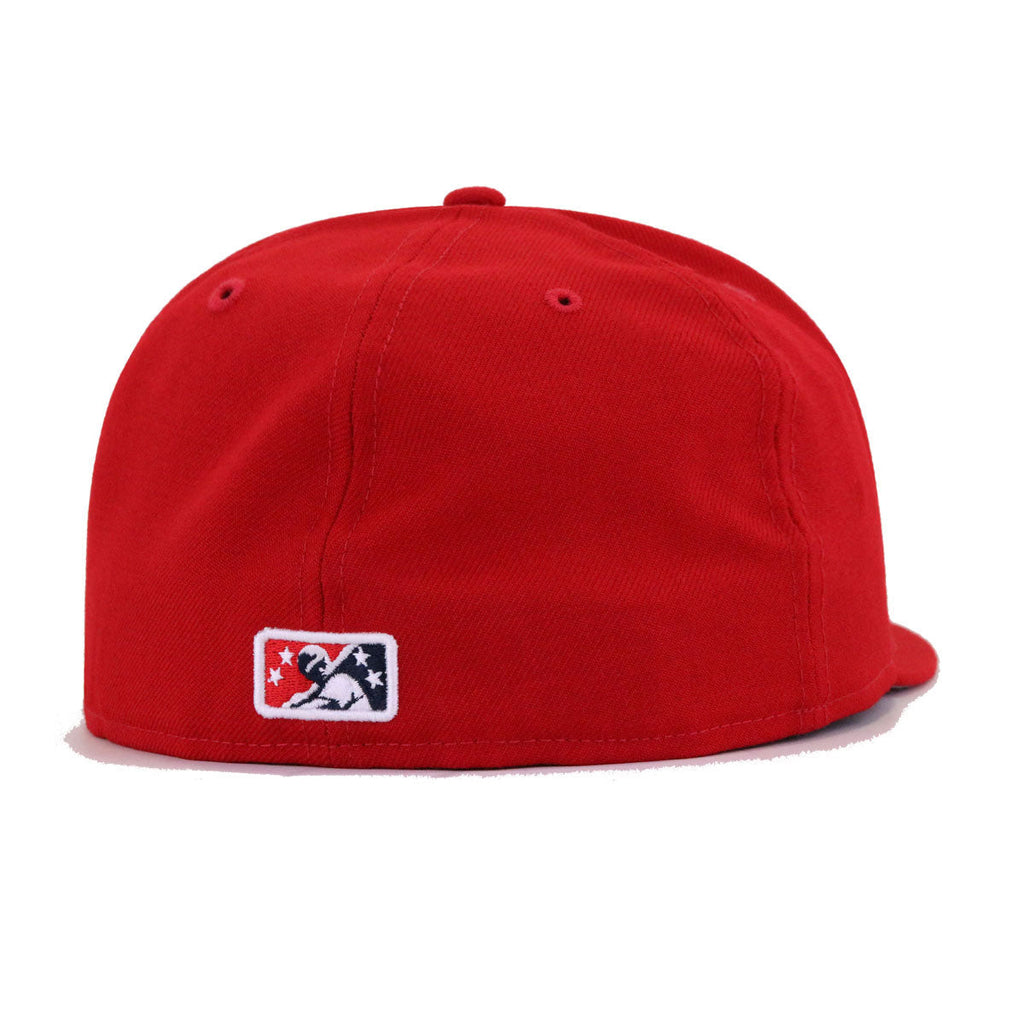 New Era Scranton Wilkes Barre Barons Scarlet 59FIFTY Fitted Hat