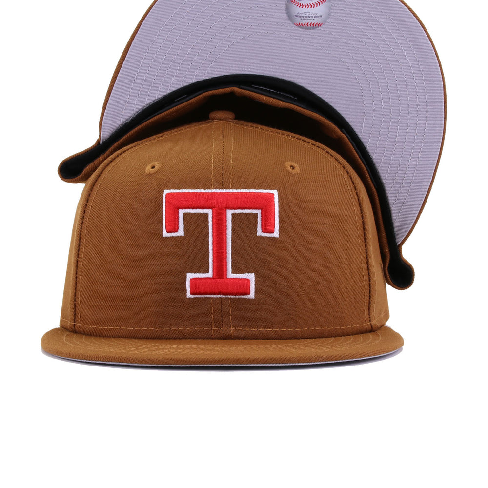 New Era Texas Rangers Toasted Peanut 1972 59FIFTY Fitted Hat