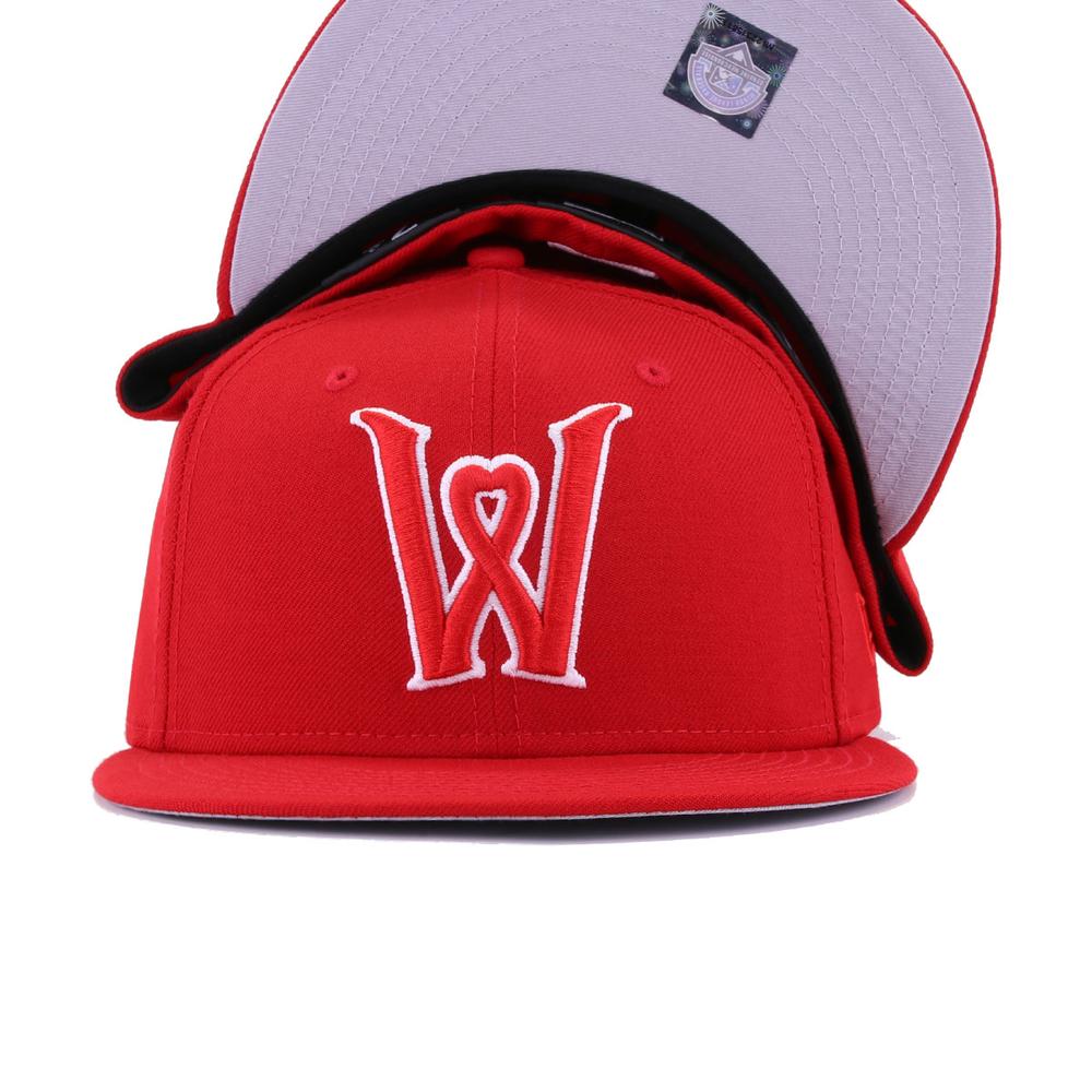 New Era Worcester Red Sox Scarlet 59FIFTY Fitted Hat