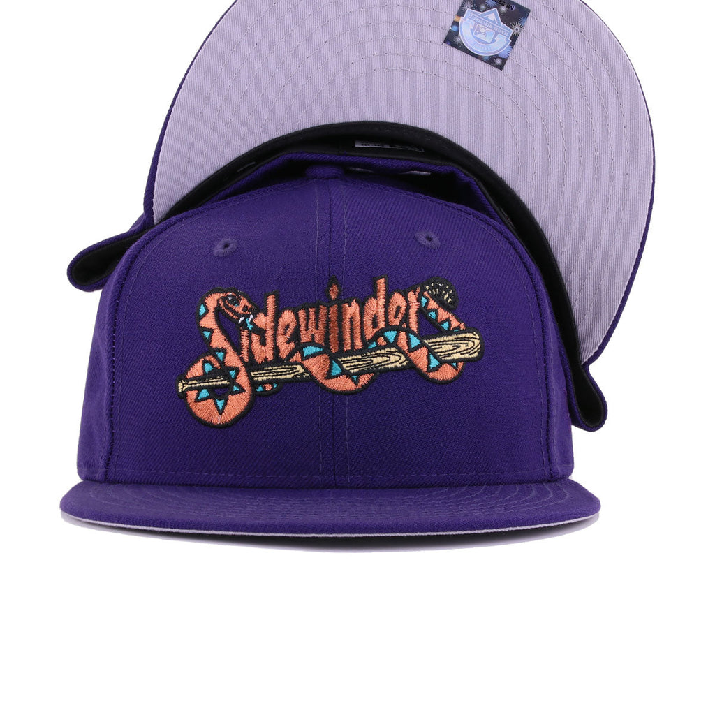 New Era Tucson Sidewinders Purple 59FIFTY Fitted Hat