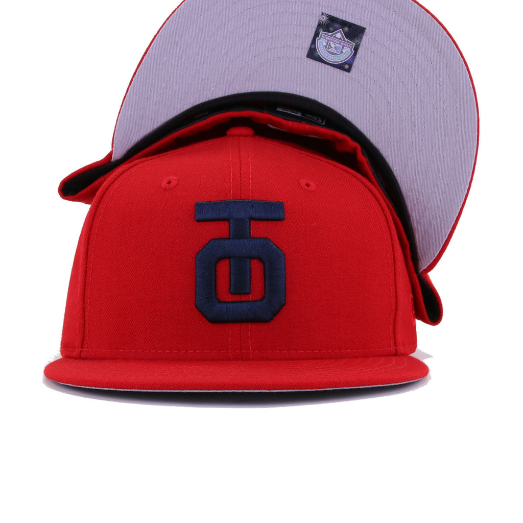 New Era Tulsa Oilers Scarlet 59FIFTY Fitted Hat