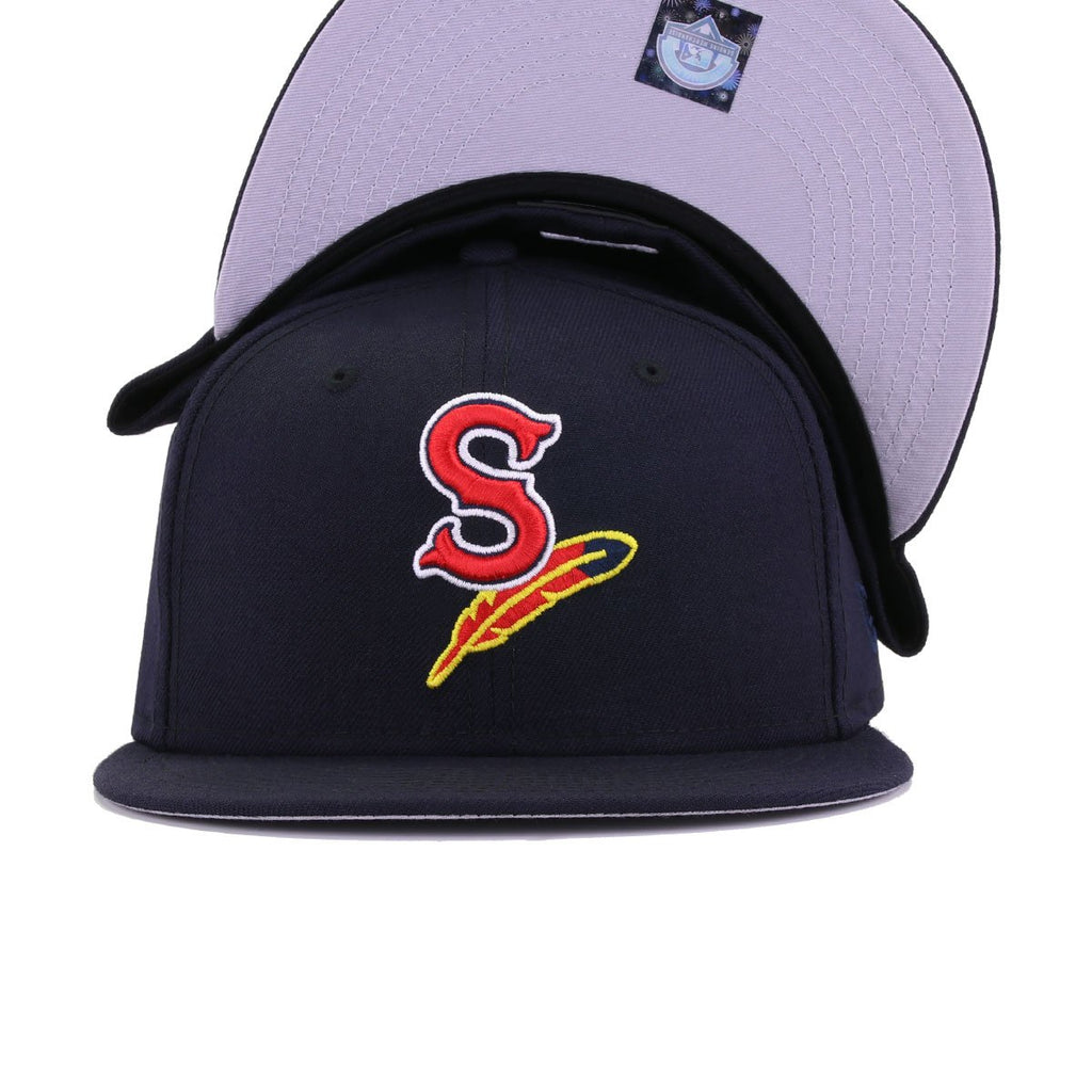 New Era Spokane Indians Navy Blue 59FIFTY Fitted Hat