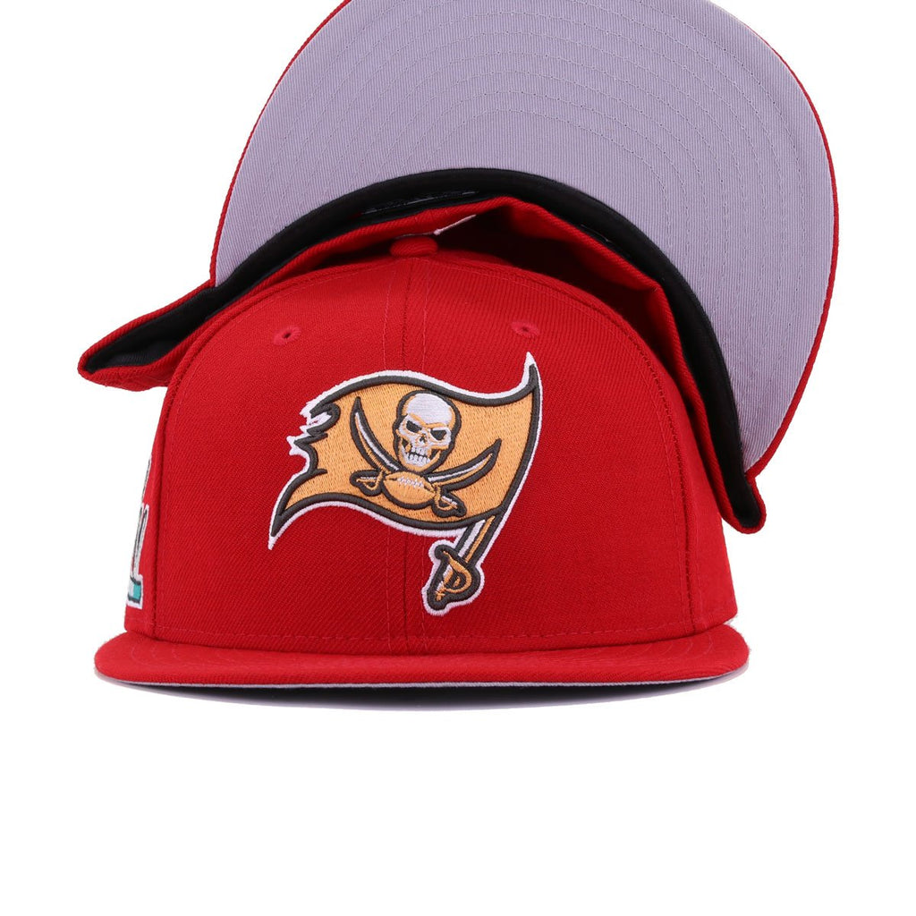 New Era Tampa Bay Buccaneers Scarlet Super Bowl 54 59FIFTY Fitted Hat