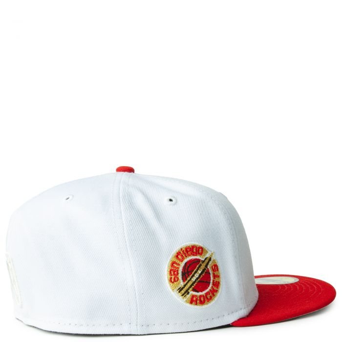 New Era Houston Rockets White/Red/Gold 59FIFTY Fitted Cap