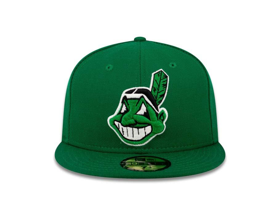 New Era Cleveland Indians Green Chief Wahoo 59FIFTY Fitted Hat
