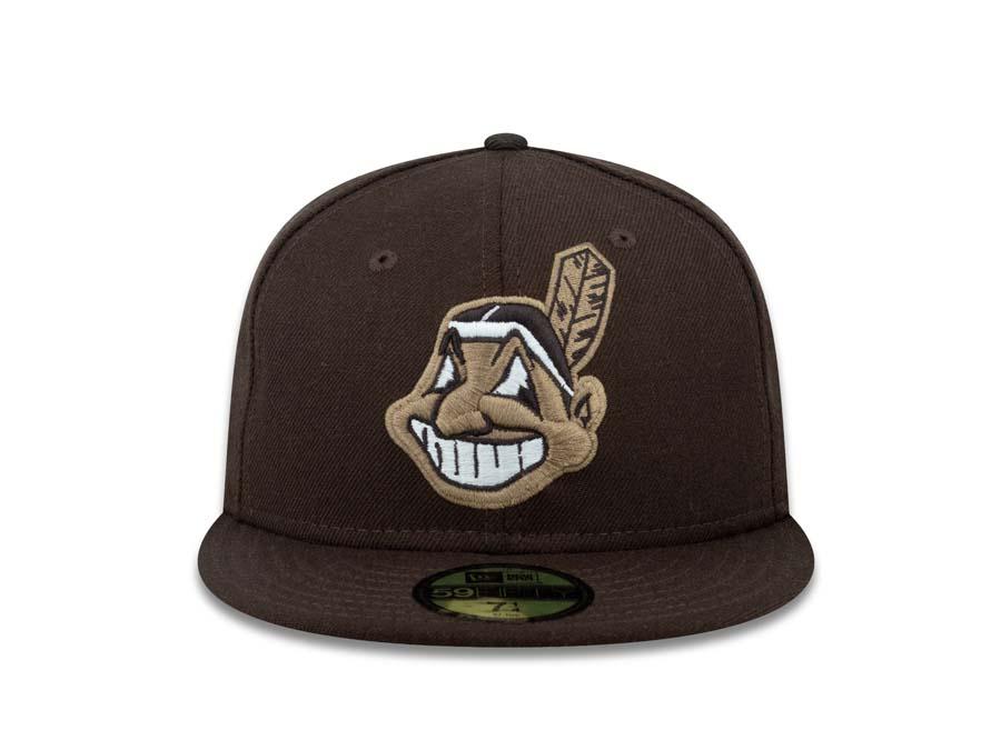 New Era Cleveland Indians Brown Chief Wahoo 59FIFTY Fitted Hat