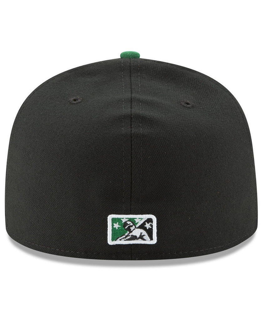 New Era Black Down East Wood Ducks AC 59Fifty Fitted Hat