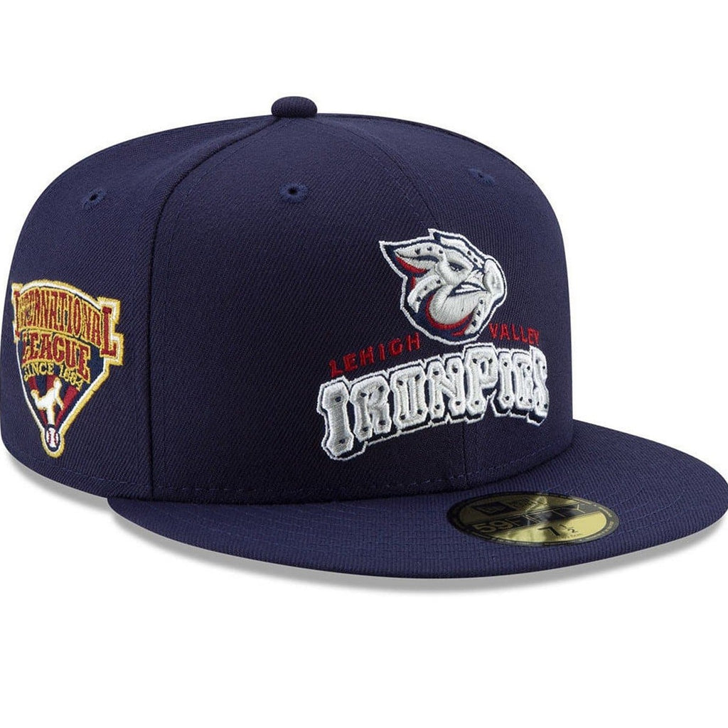 New Era Lehigh Valley Iron Pigs League Patch 59Fifty Fitted Hat