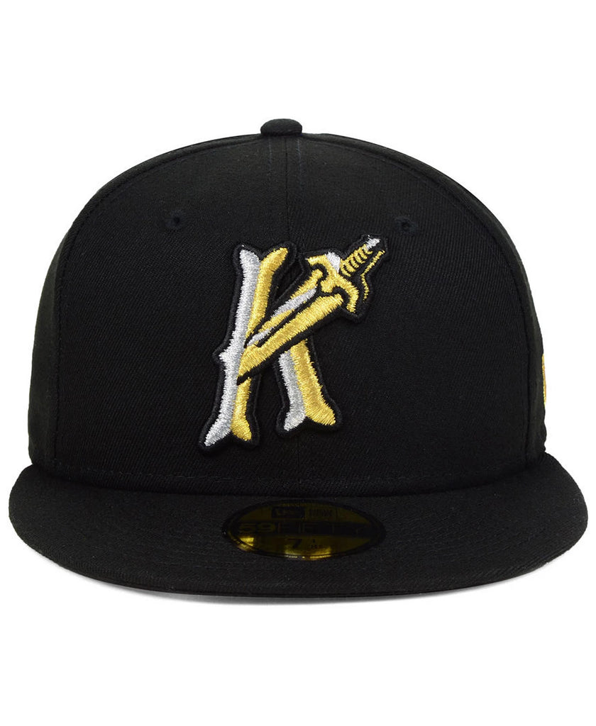 New Era Charlotte Knights Black/Gold AC 59FIFTY Fitted Hat