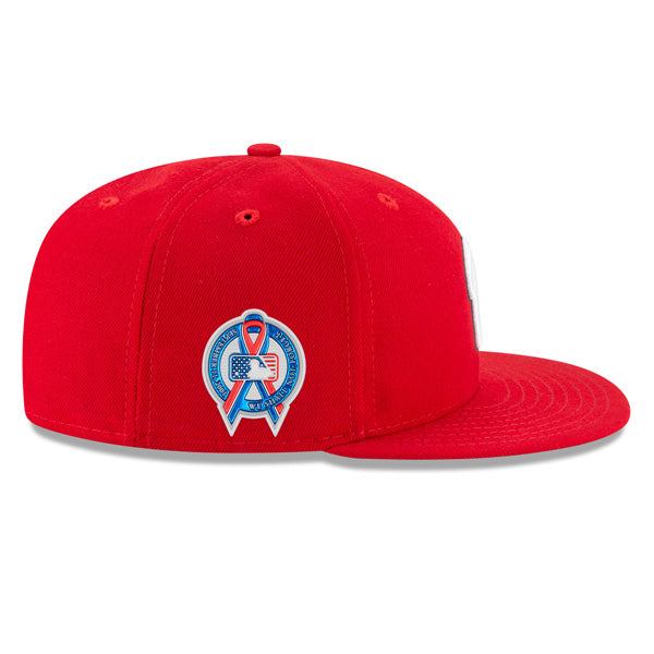 New Era Washington Nationals Red  9/11 Memorial On-Field 59FIFTY Fitted Hat