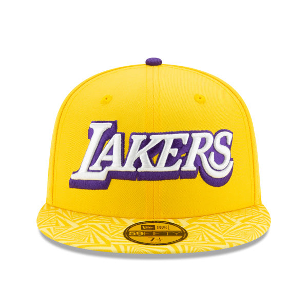 New Era Los Angeles Lakers Yellow City Series 59FIFTY Fitted Hat