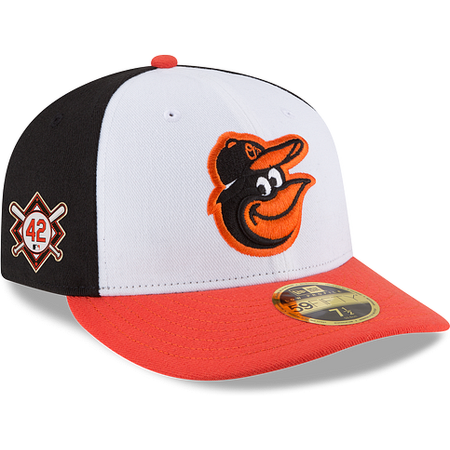 New Era Baltimore Orioles Jackie Robinson Day Low Profile 2022 59FIFTY Fitted Hat