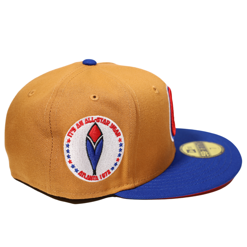 New Era Atlanta Braves Light Brown/Blue 1972 All-Star Game 59FIFTY Fitted Hat