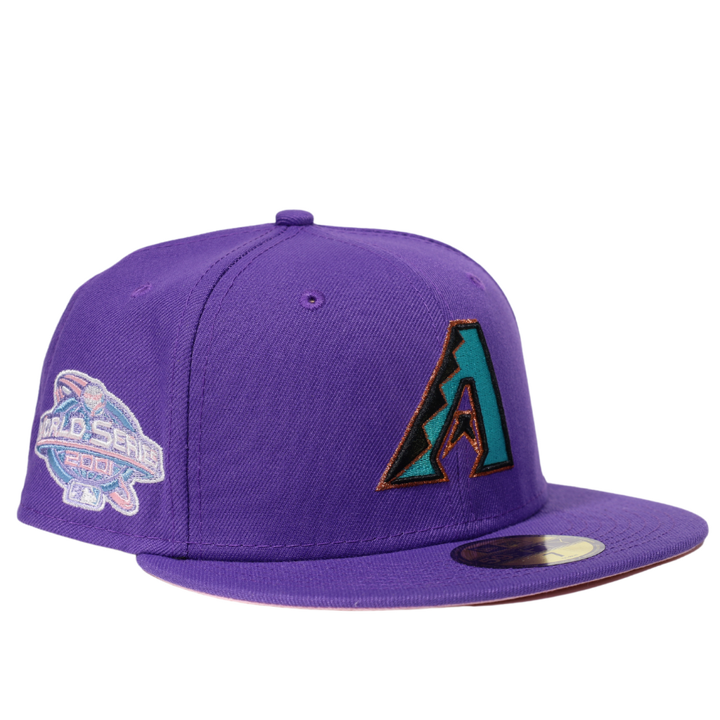 New Era Arizona Diamondbacks Purple/Teal 2001 World Series 59FIFTY Fitted Hat