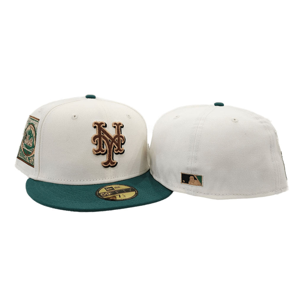 New Era New York Mets 25th Anniversary Off-White/Green 59FIFTY Fitted Hat